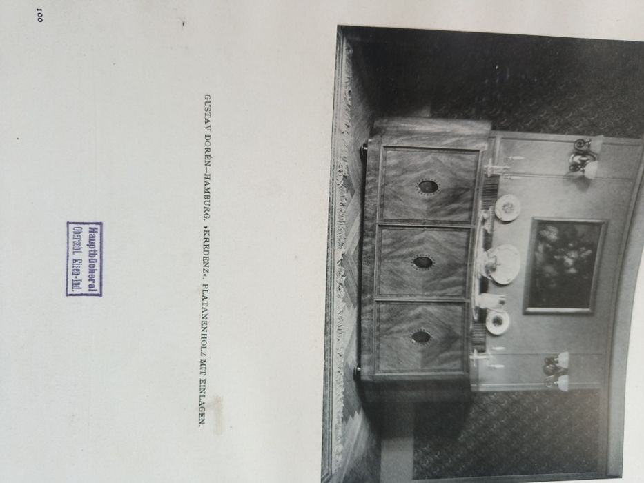 Oryginalna Przedwojenna Książka Alexander Koch's Meble Biedermeier