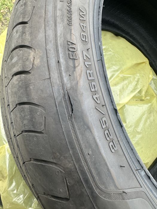 Opony letnie Goodyear 225/45 r17 (7mm)