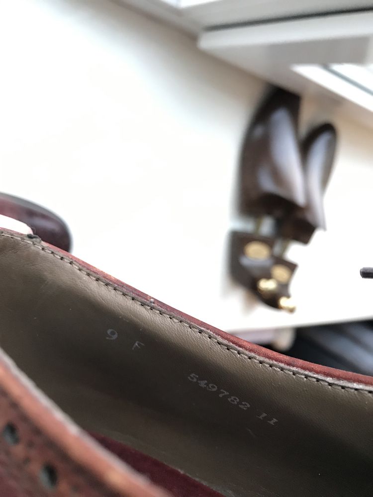 Люксові туфлі броги Bally Suisse оригінальні | Туфли Швейцария