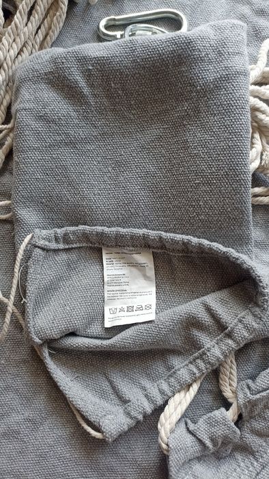 Hamak ogrodowy szary