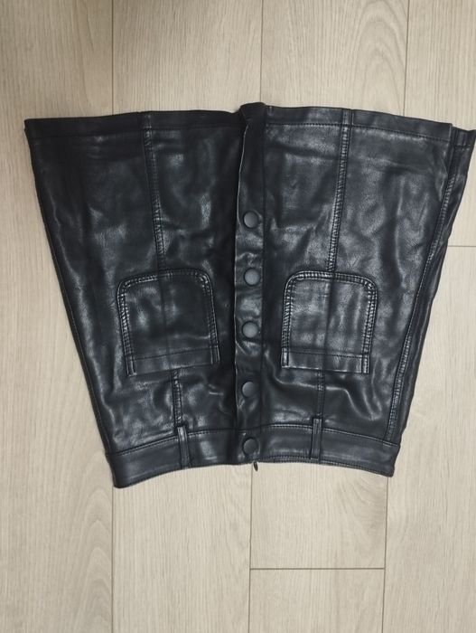 Шкіряна мініюбка