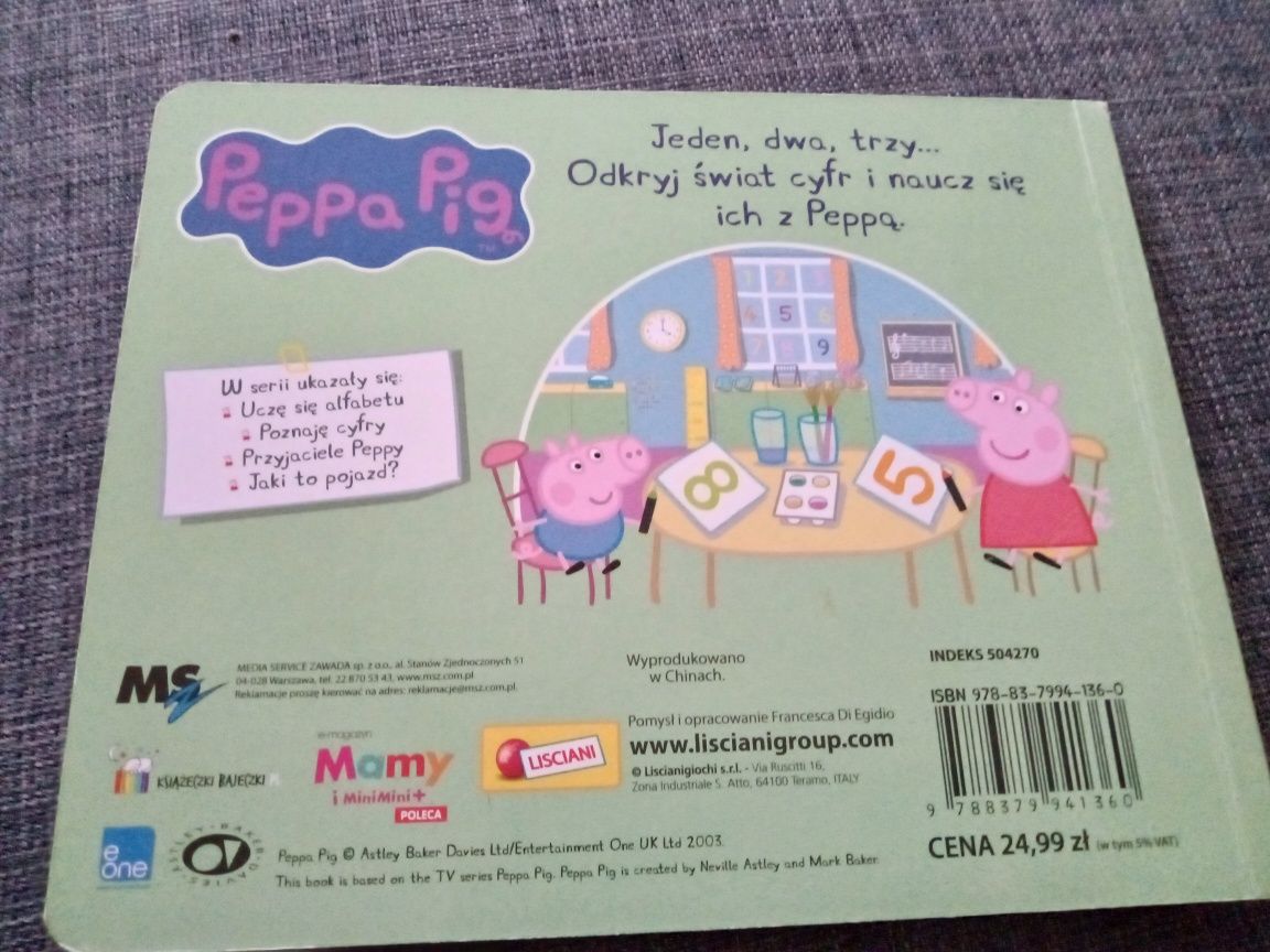 Peppa poznaje cyfry książka