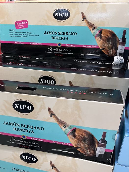 подарунковий набір іспанського хамону