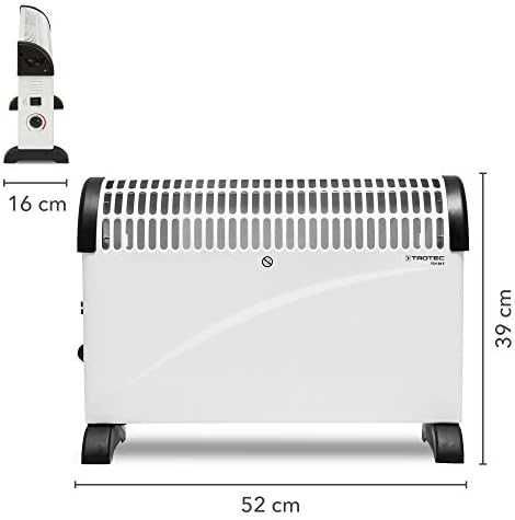 Aquecedor 2000W, Compacto e Eficiente NOVO TROTEC TCH
