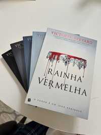 Livros da coleção “A Rainha Vermelha”