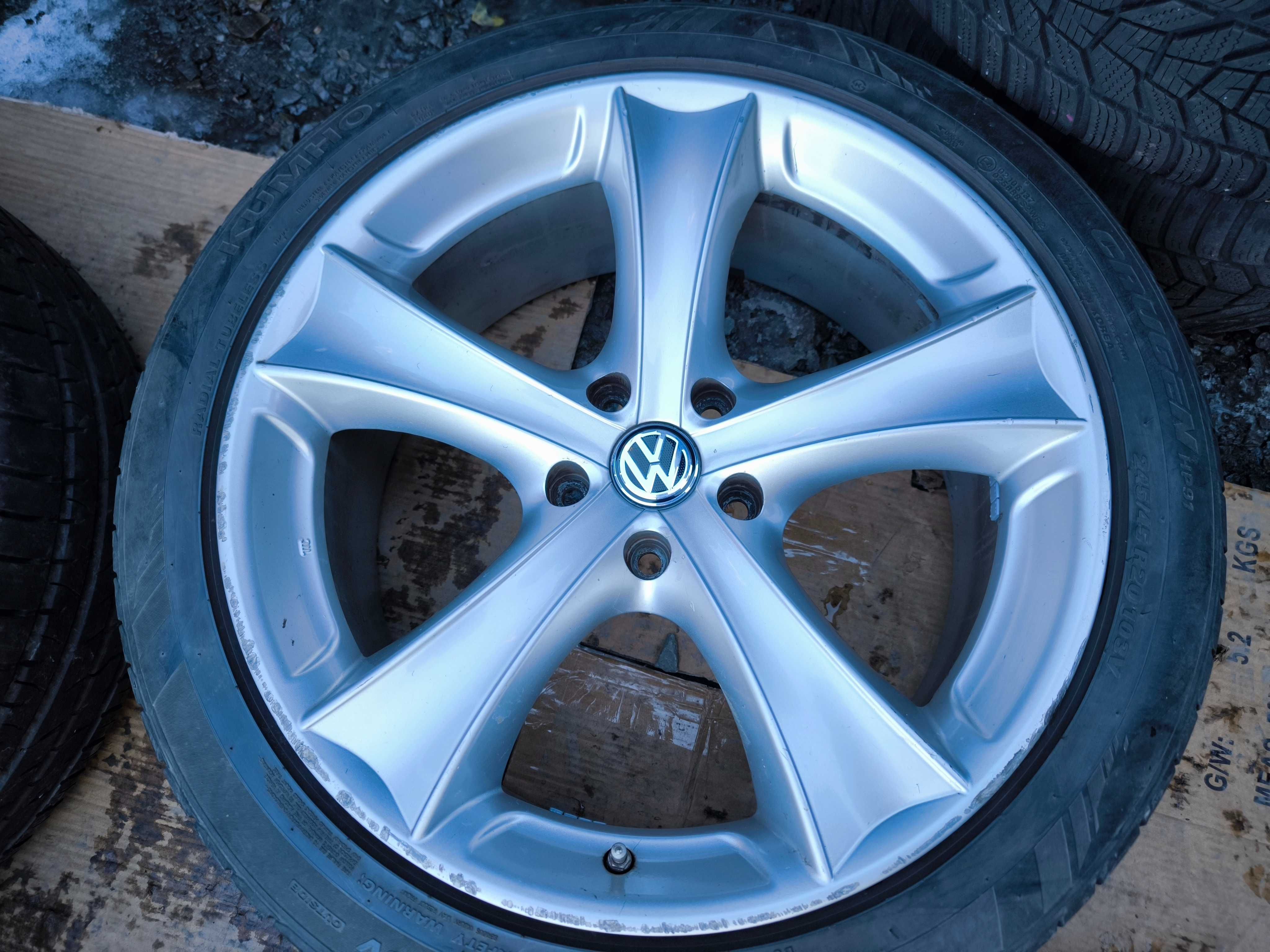Koła VW Touareg Amarok T5 T6 T7 20 cali 5x120 ET45 Opony 245/45