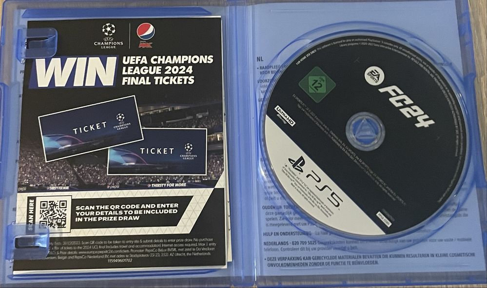 Продам FC24 для PS5 — Стан як НОВИЙ