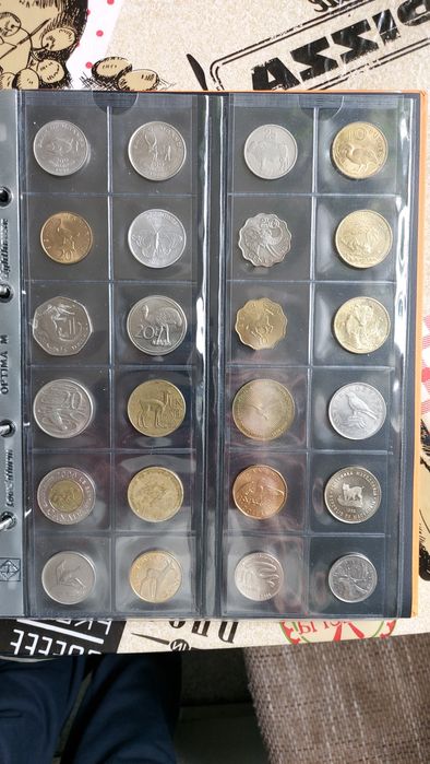 Коллекция монет с животными(fauna) 186шт.