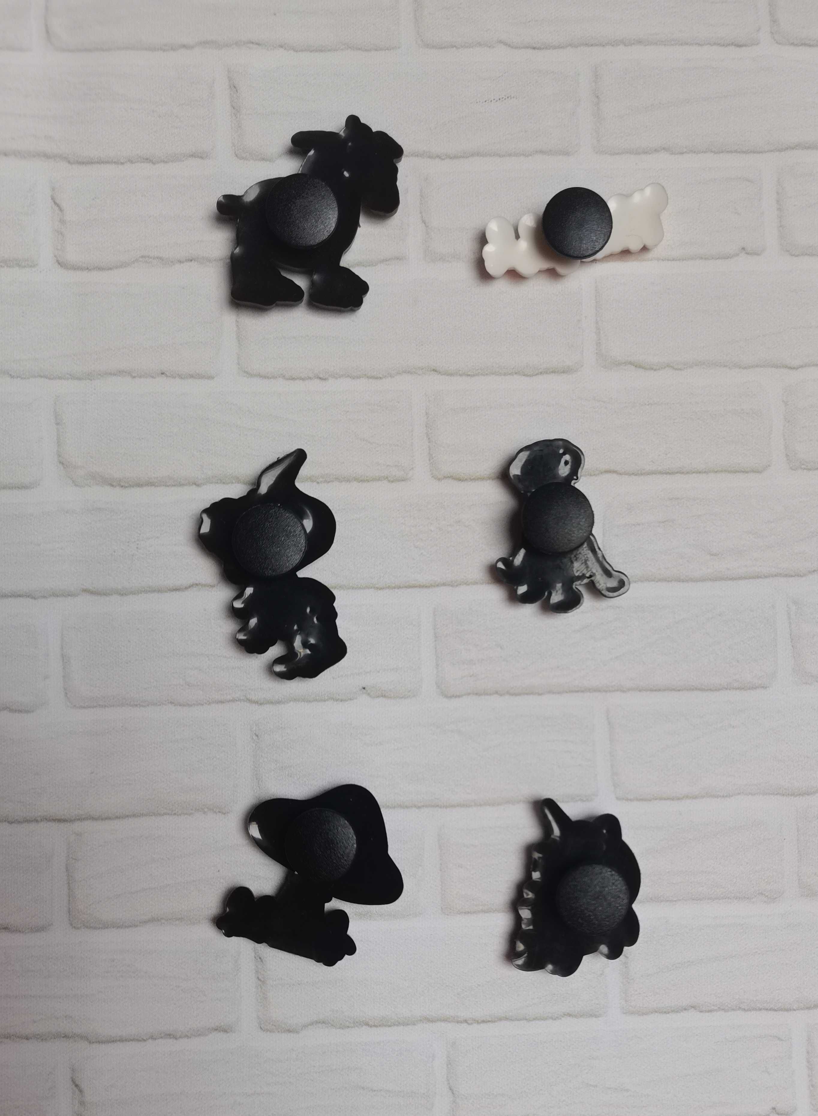 Charmsy, przypinki do butów Crocks - różne, mix (6 sztuk) 1