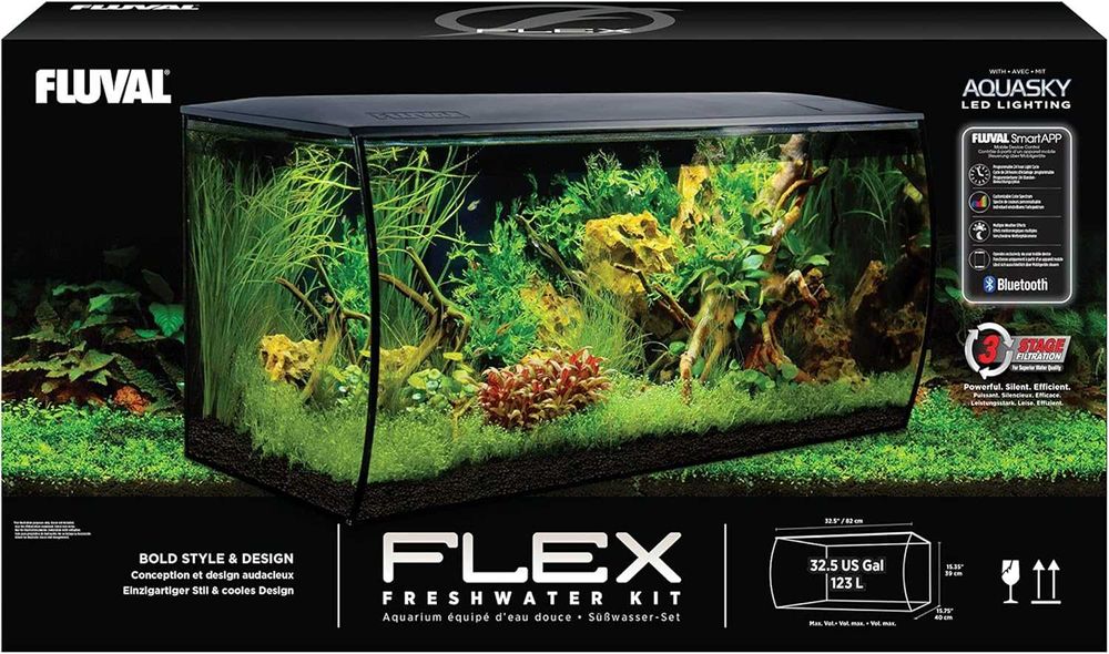 Aquário Fluval Flex 123 novo na caixa.