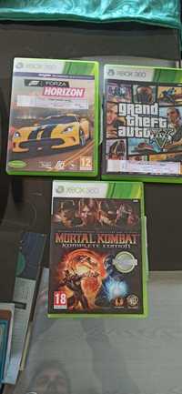 Jogos x-box 360 3 jogos, Mortal Kombat, Gta 5, Forza horizon