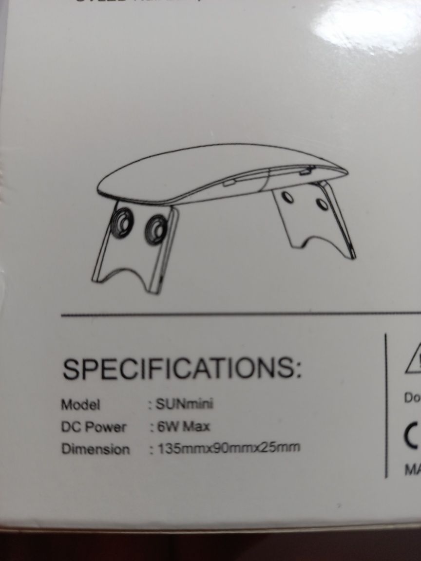 Nowy zestaw startowy do paznokci hybrydowych podróżny lampa UV