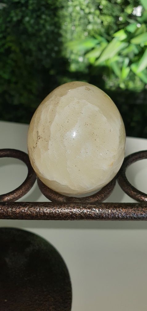Jajko kryształowe kalcytowe kamień