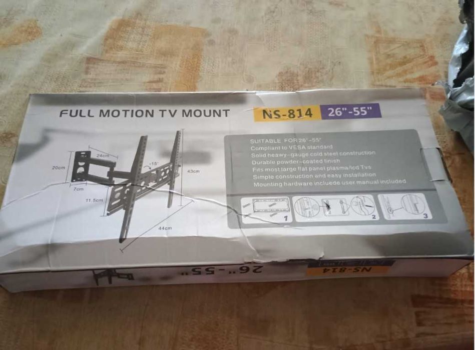 Uchwyt Do Telewizora Solidny Obrotowy Wieszak Tv 26-55'' Uniwersalny