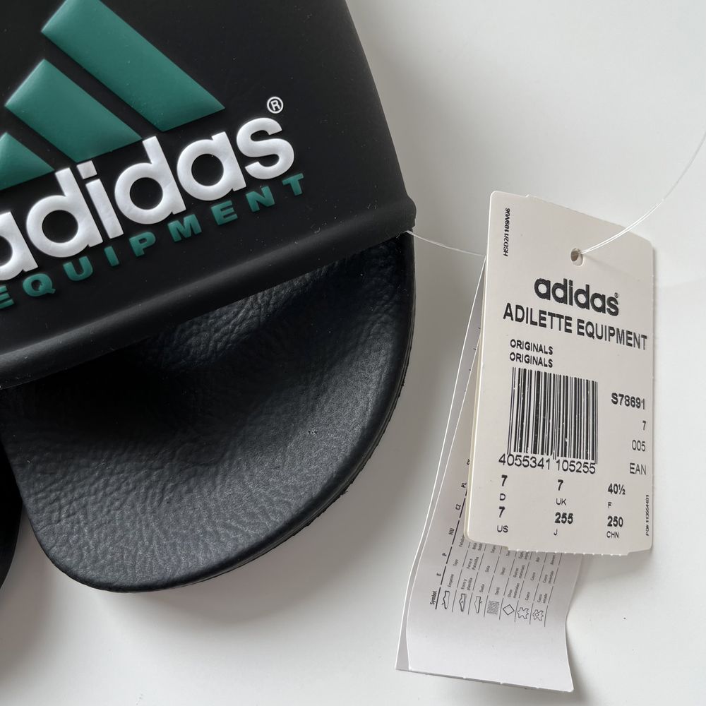 Klapki adidas Adilette Equipment core black OG slides