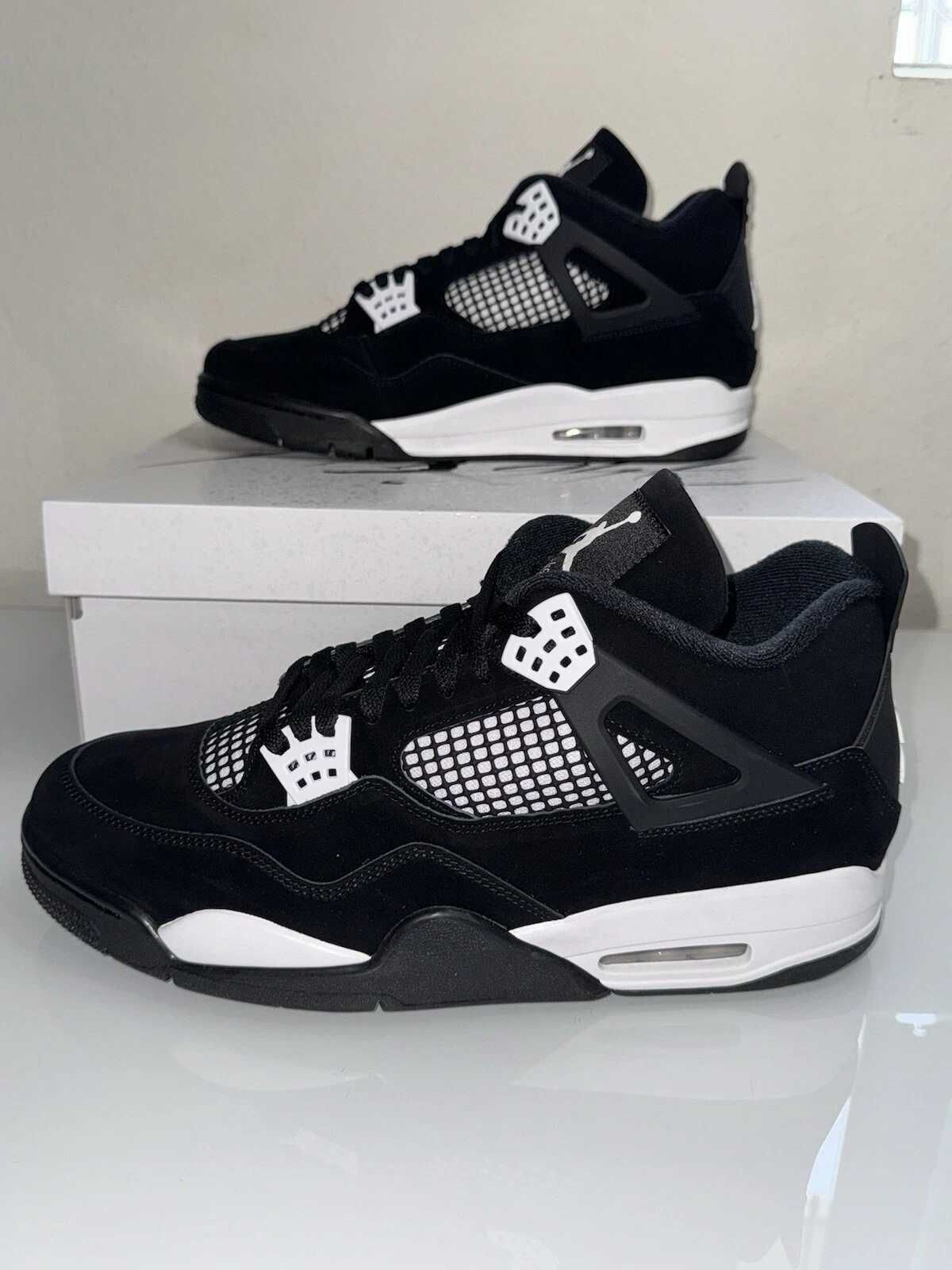 Nike_Nowy*Jordan4_ Retro_White_Thunder*UnisexTrampk45