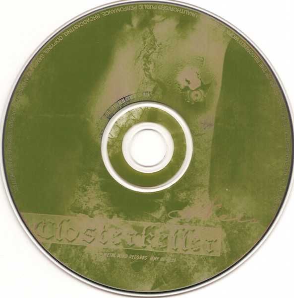 Płyta CD Closterkeller " Nero " 2003 Metal Mind Records