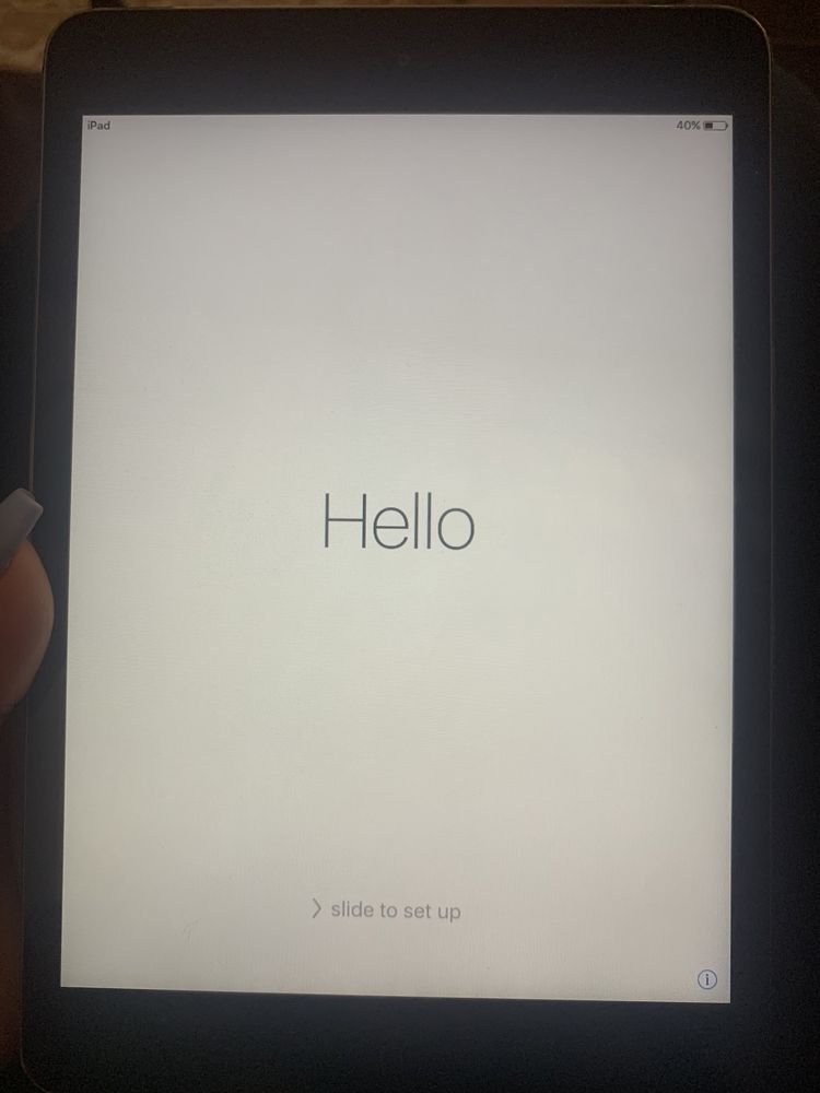 Ipad mini cinzento