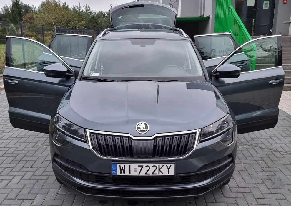 Skoda Karoq 1.5TSI EVO150KM STYLE SalonPolskaBezwypadkowa100% 1właścicielASO FV23%