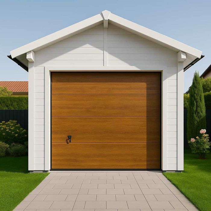 Garaż drewniany "OMODA" 7x3,5 m – producent Wooden House Stanior