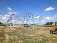Konstrukcja stalowa 11,3 x 24 x 5m h 271m2 wiata stalowa