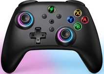 Kontroler Switch NC100 do konsoli Switch/Lite/OLED RGB Light -  Czarny