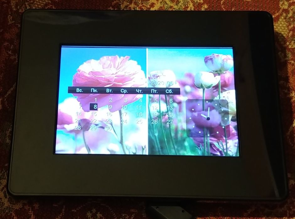 НОВАЯ Цифровая фоторамка органайзер Toshiba ( TekBright Photo Frame )