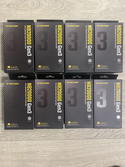 Зарядний пристрій Power Bank Nitecore NB20000 GEN3 (QC 3.0, 20000mAh)
