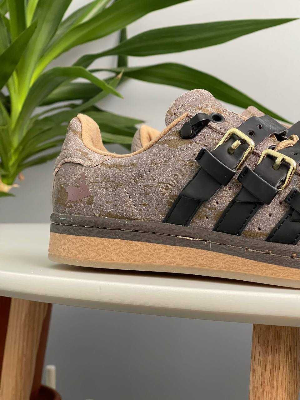 Кросівки Adidas Superstar Rabbit Hole адідас супер стар коричневі