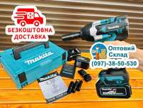 Безщітковий Акумуляторний Гайковерт Makita DTW800 PRO 48V-9A XGT 850Nm