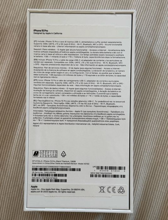 Iphone 15 Pro 128GB