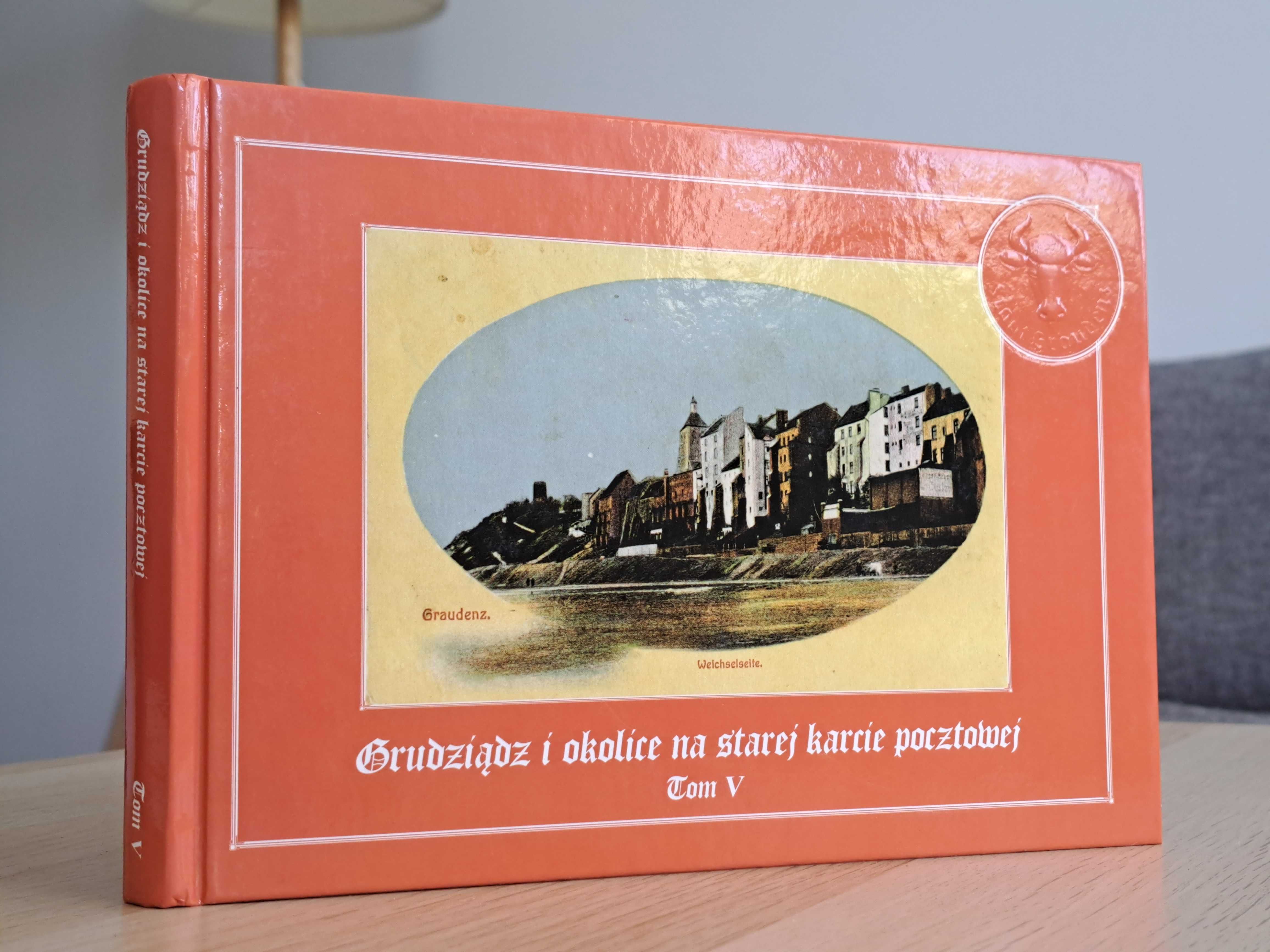 Grudziądz i okolice na starej karcie pocztowej