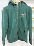 Bluza rozpinana z wyhaftowanym logo, Gant, kolor Butelkowy