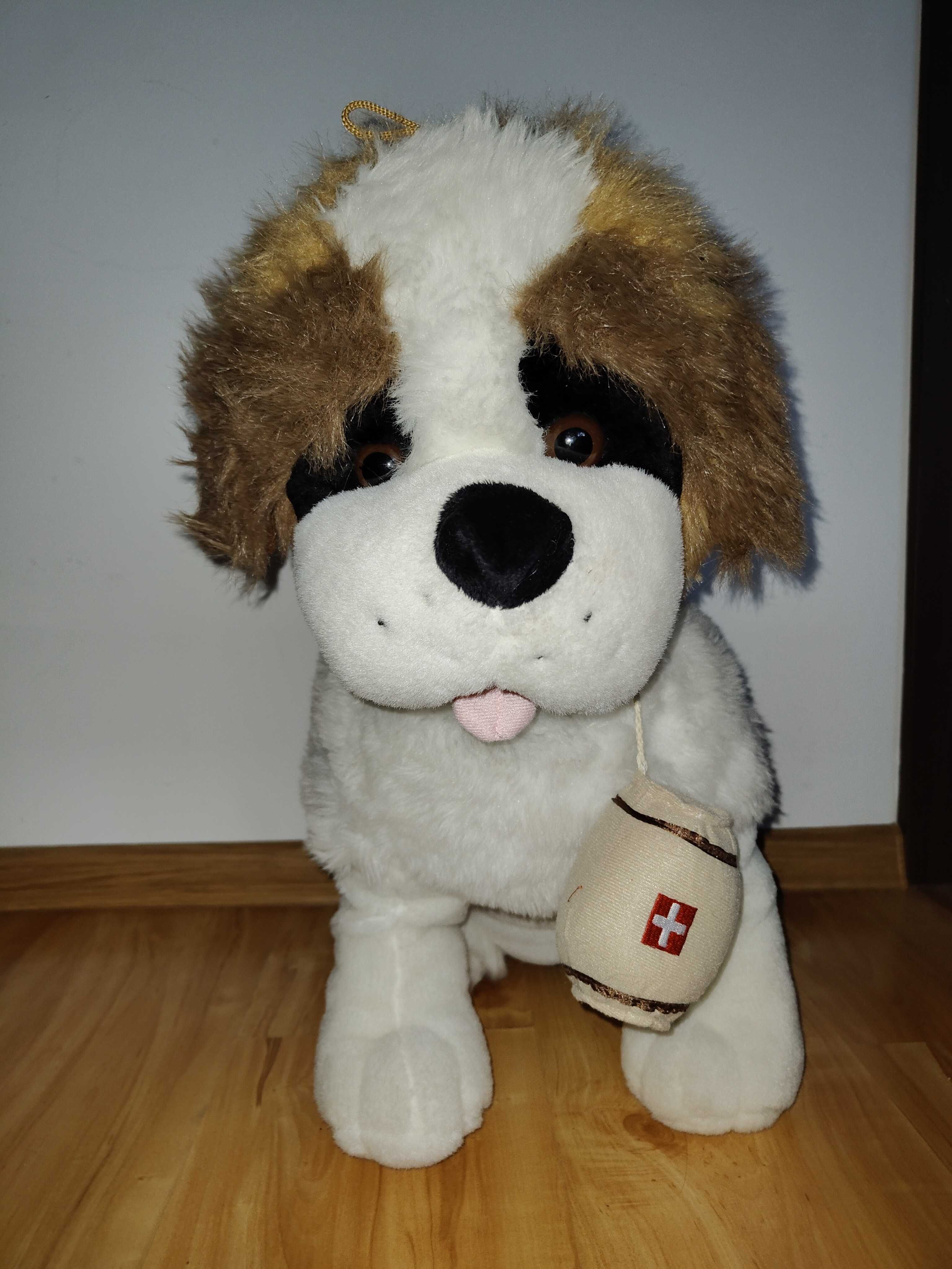 Maskotka pluszak piesek Bernardyn