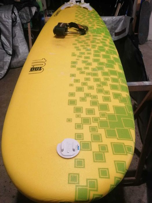 Malibu 7 evolution funboard nsp torq FCS prancha de surf