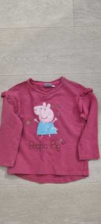 Bluza różowa peppa pig 104 cm