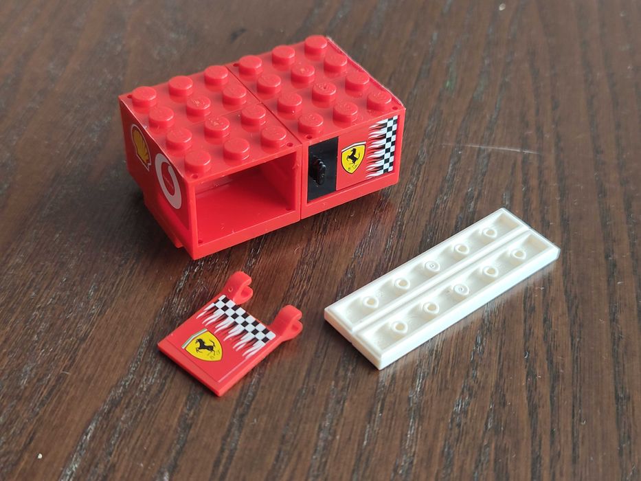 Klocki Lego, element BA109pb02R i BA109pb02L do zestawu 8672-1 z 2006
