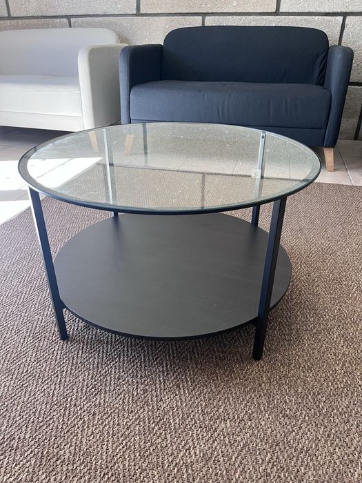 Mesa de Vidro VITTSJÖ – IKEA | 75 cm | Excelente estado