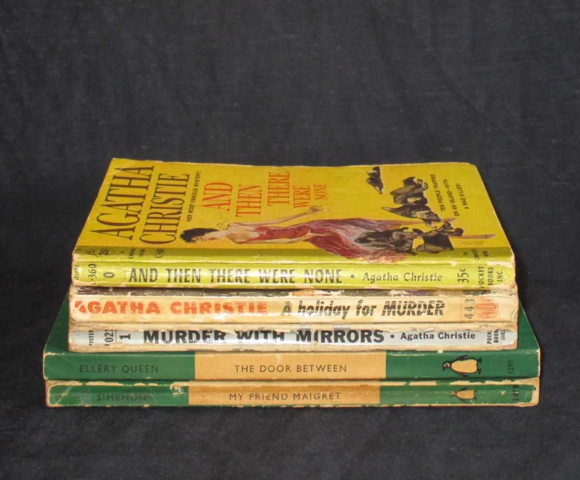 Livros Agatha Christie Ellery Queen Simenon