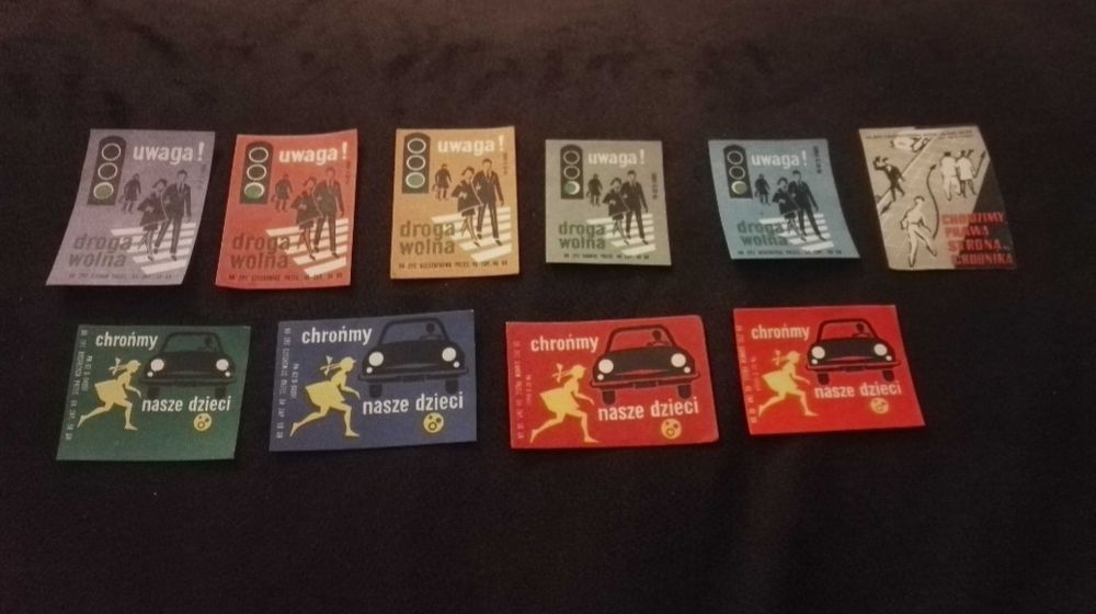 Etykiety zapałczane, od zapałek