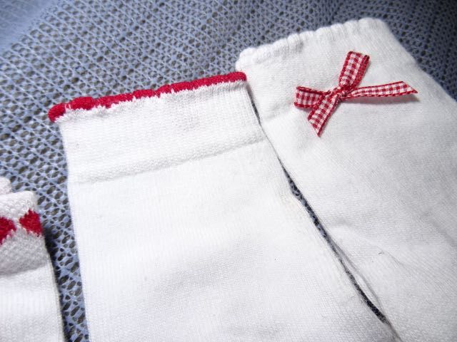 3X białe skarpetki 23-26