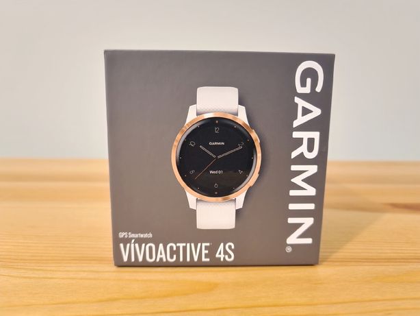 Garmin Vivoactive 4s - bialo/zloty