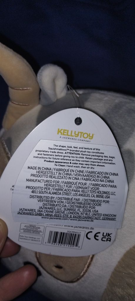 Плюшева корівка Борса Squishmallows 19 см
