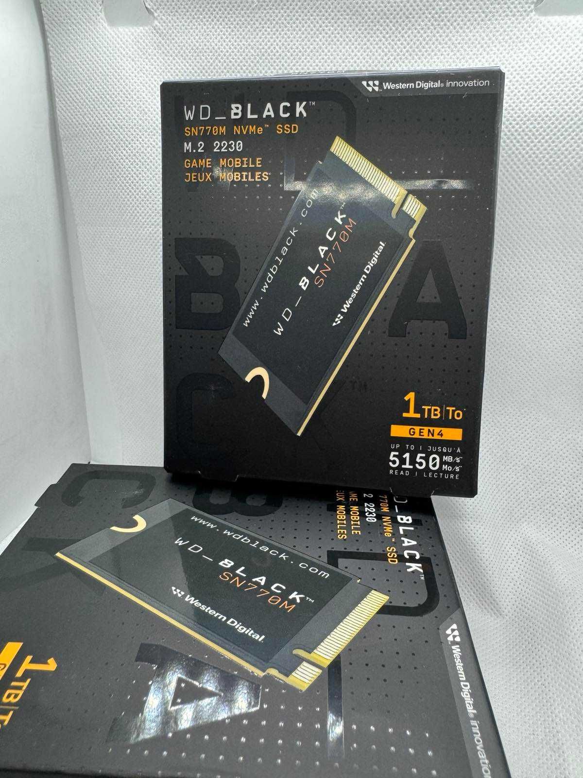 WD WDBDNH0010BBK-WRSN Black SN770 1TB SSD накопитель НОВЫЙ