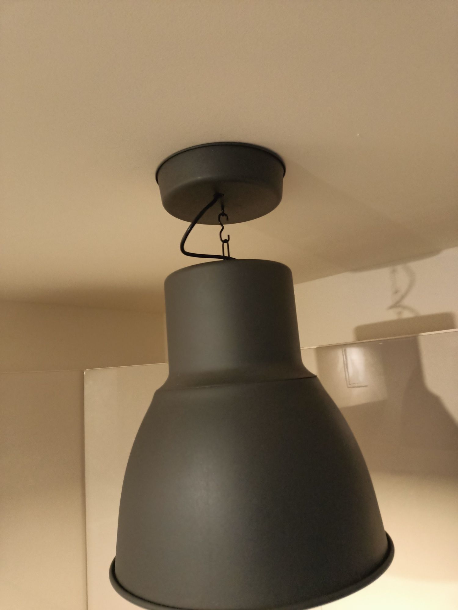 Lampa wisząca klosz IKEA 37cm HEKTAR kuchnia salon