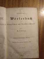 Słownik francusko-niemiecki i niemiecko-francuski 1857