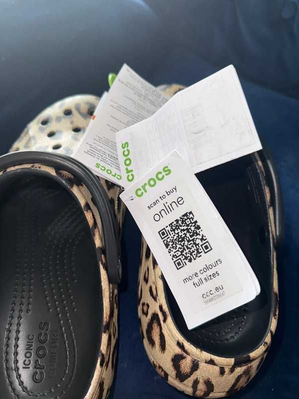 Crocs Baya Lamparci wzór w6 36-37 Nowe