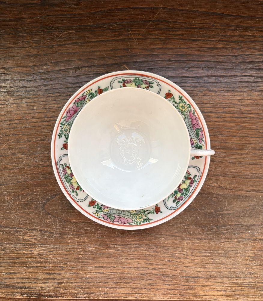 Bonito Serviço de Chá chinês, porcelana casca de ovo