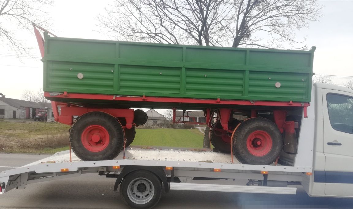 Laweta Pomoc Drogowa autolaweta transport Wciągarka Maszyny Rolnicze