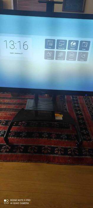 Interaktywny monitor/ tablica dotykowa, 65" Optoma - na ścianę